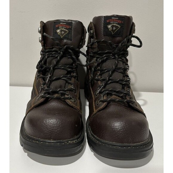 Herman Survivors Tracer men size 11 work waterproof steel toe brown leather boot main image 12
